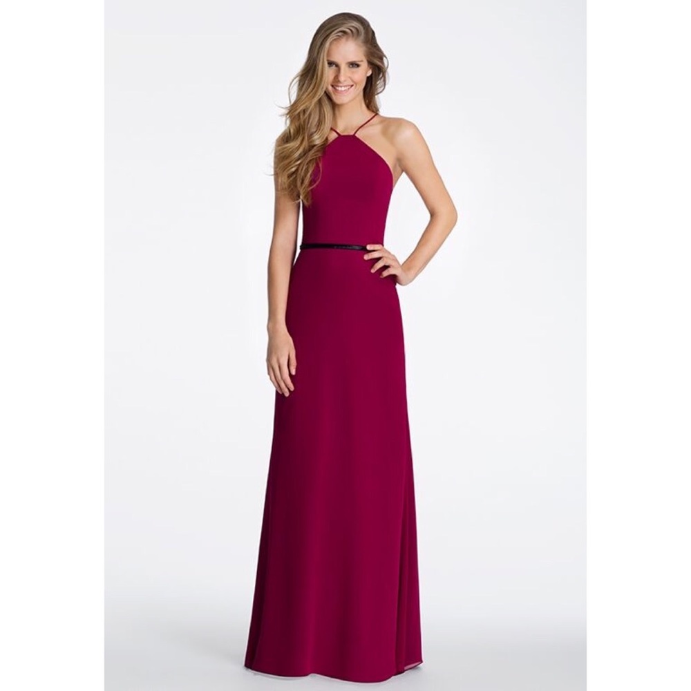 ❤️ HAYLEY PAIGE 5611 CHIFFON HALTER GOWN ❤️